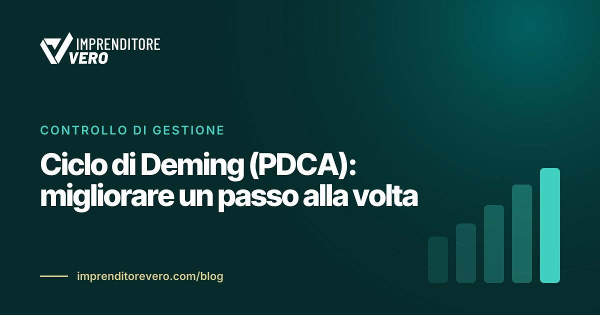 Ciclo di Deming (PDCA): migliorare un passo alla volta