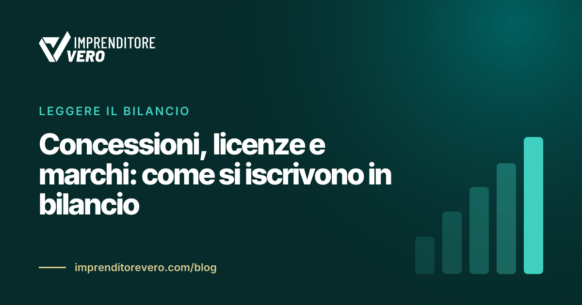 Concessioni, licenze e marchi: come si iscrivono in bilancio