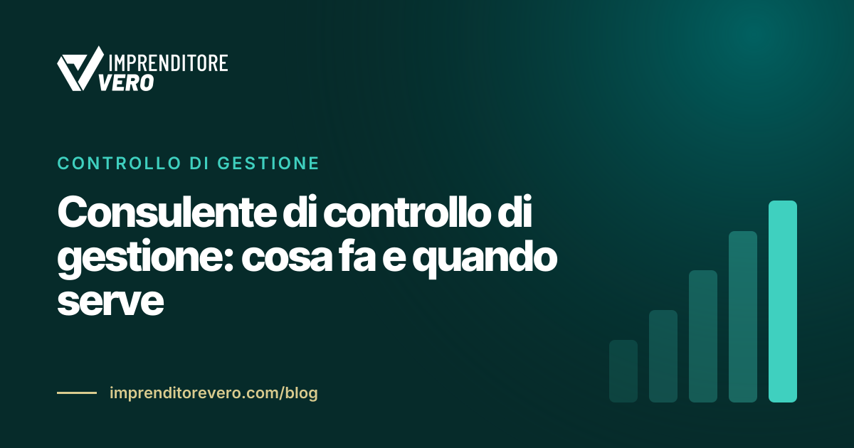 Consulente di controllo di gestione: cosa fa e quando serve