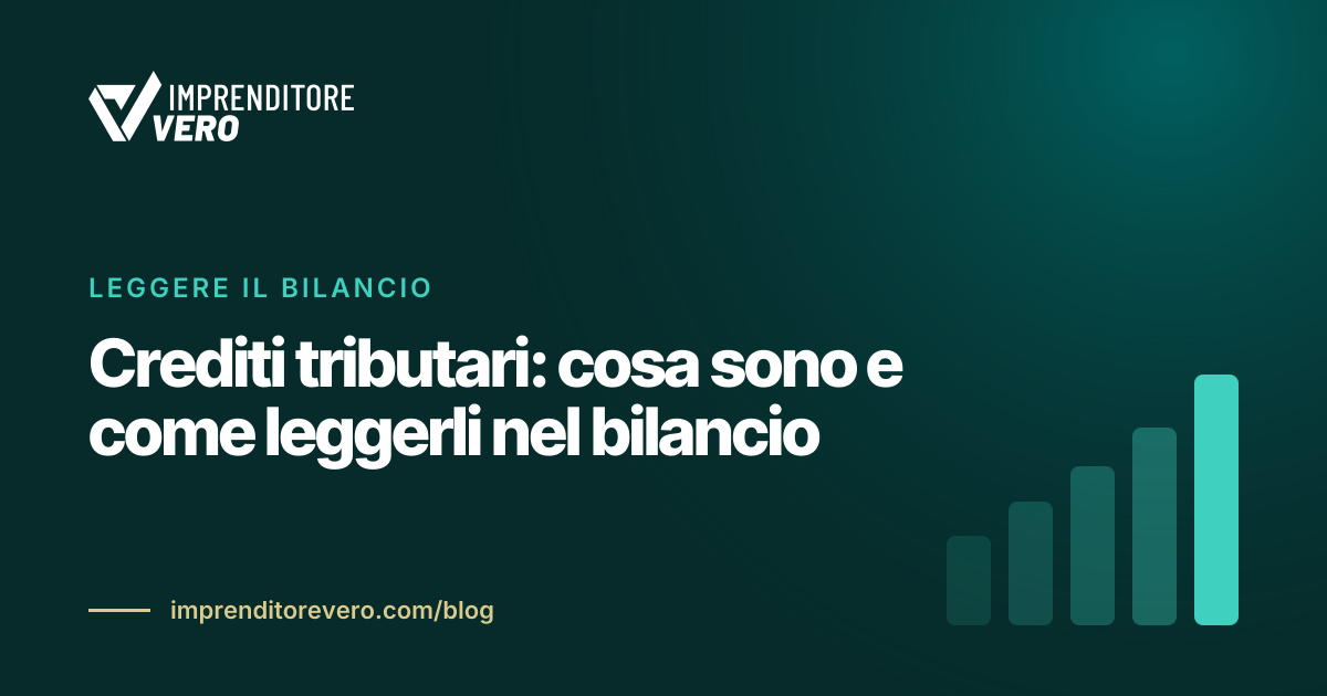 Crediti tributari: cosa sono e come leggerli nel bilancio