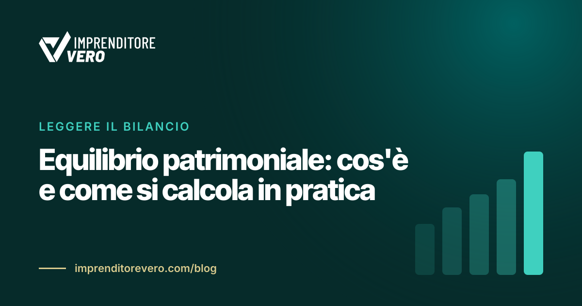 Equilibrio patrimoniale: cos'è e come si calcola in pratica
