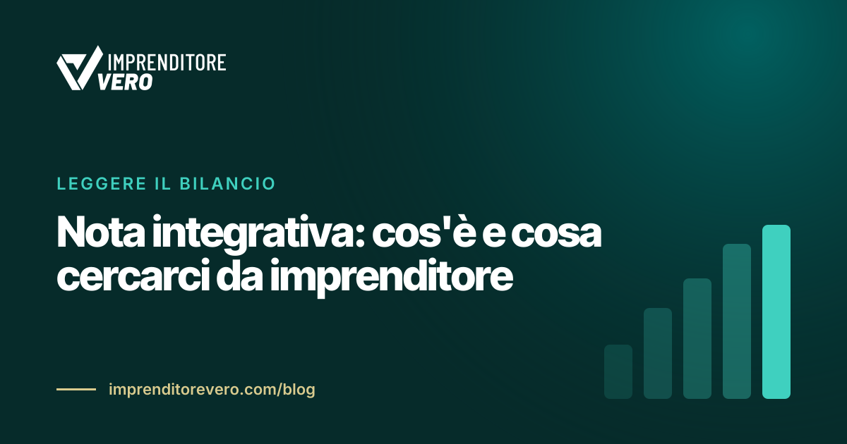 Nota integrativa: cos'è e cosa cercarci da imprenditore