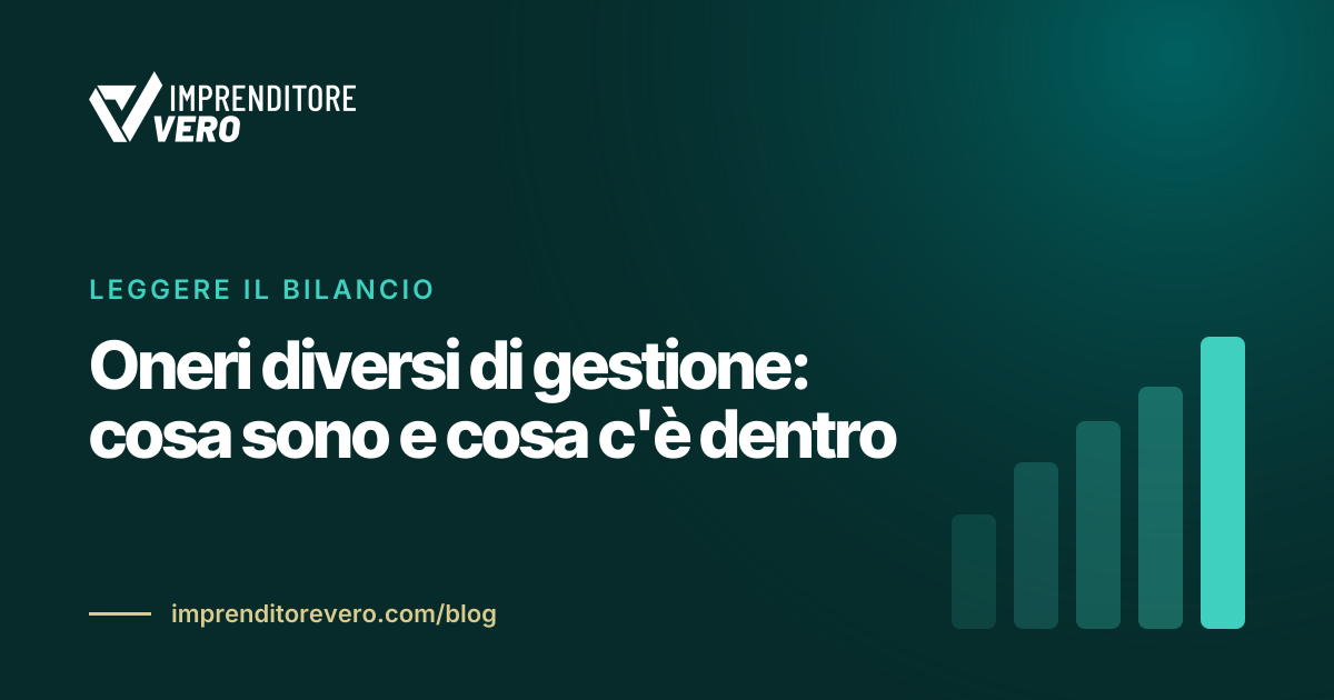 Oneri diversi di gestione: cosa sono e cosa c'è dentro