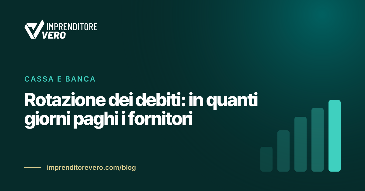 Rotazione dei debiti: in quanti giorni paghi i fornitori
