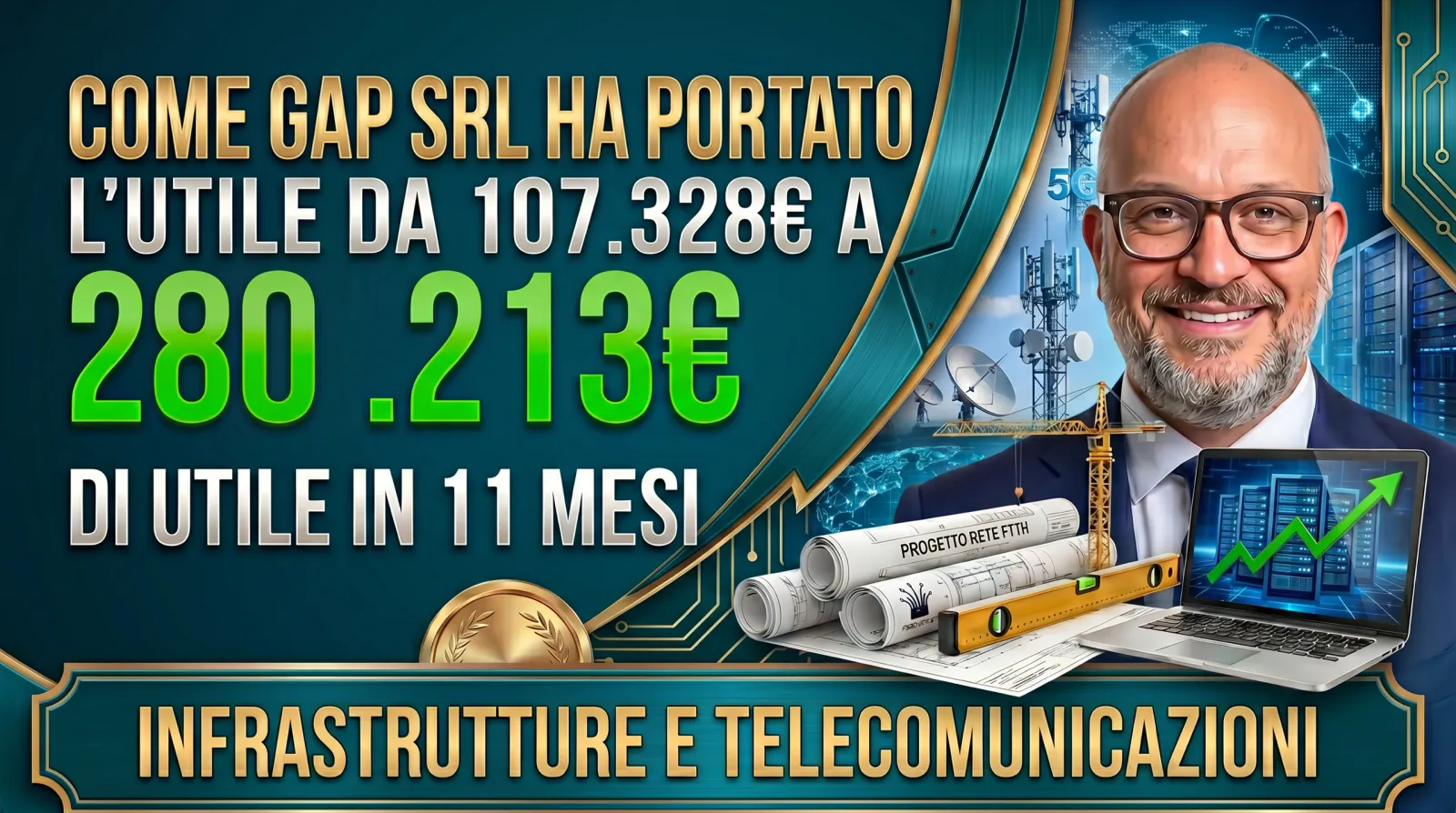 Utile da 107k a 280k in 11 mesi: GAP Srl legge i numeri in profondità