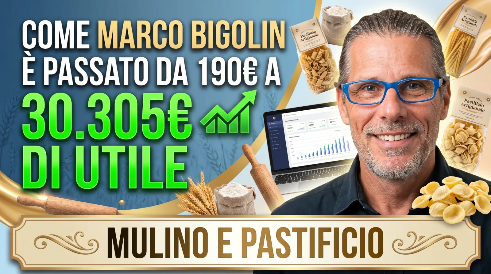 Utile da 190€ a 30.305€: Marco moltiplica il risultato in 13 mesi