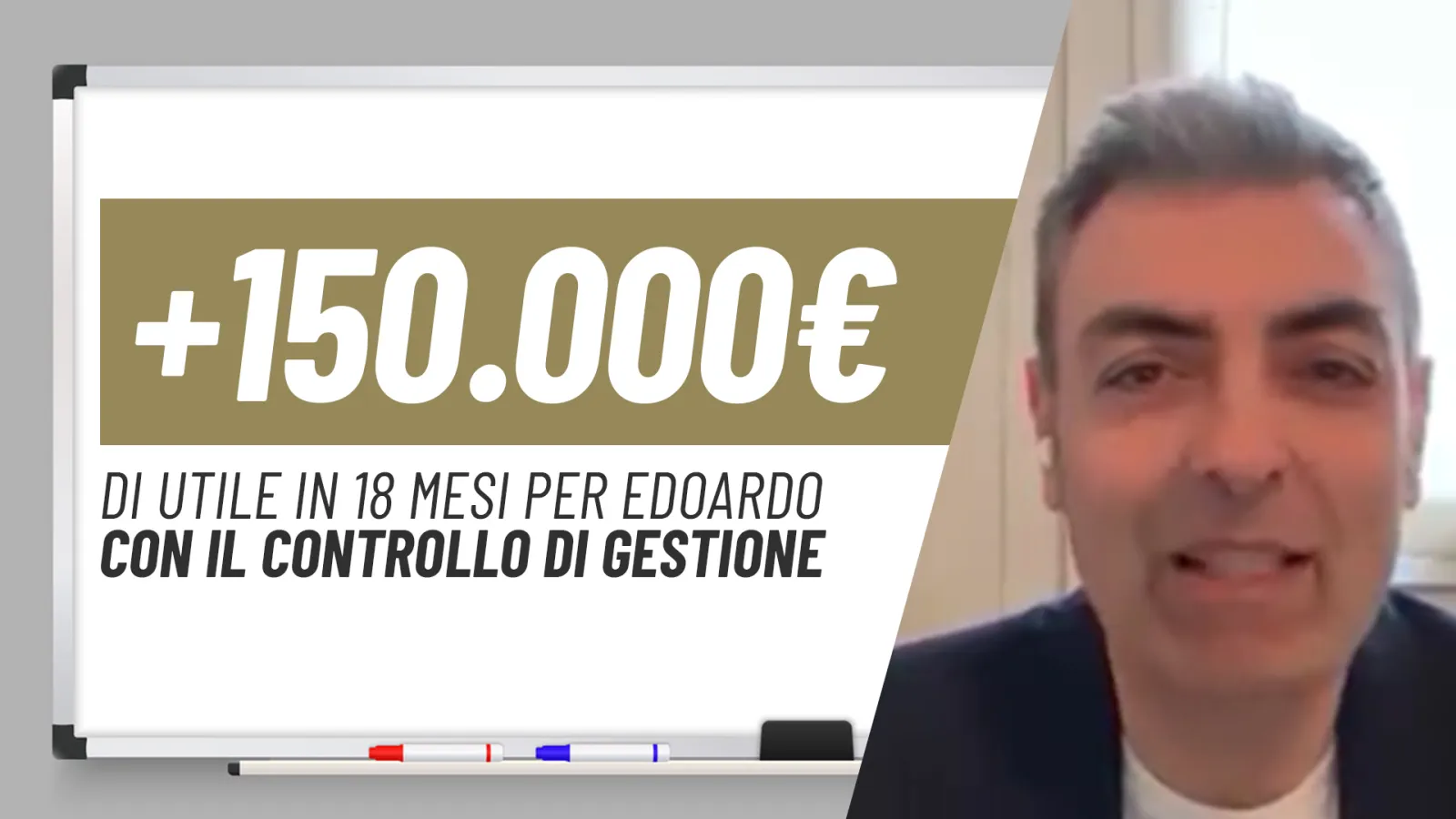 Utile x5 per Edoardo in 18 mesi col controllo di gestione